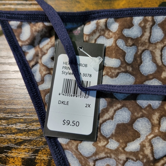 Frederick’s of Hollywood Heartthrob Cheetah Print G-String Thong 2X NWT - Picture 2 of 4